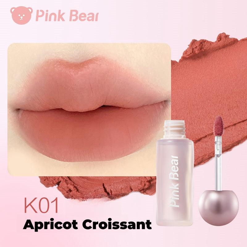 PINK BEAR Long-wear Silky Ceamy Matte Lip Mud T4313