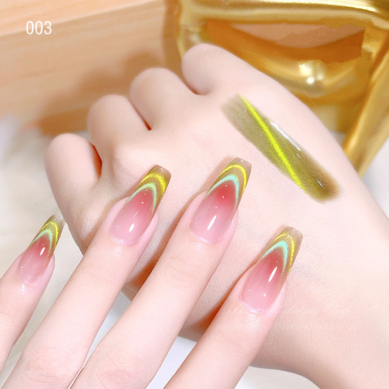 KellyKessa 15ml Professional Dopamine Candy Double-Light Cat Eye Gel Polish T3489