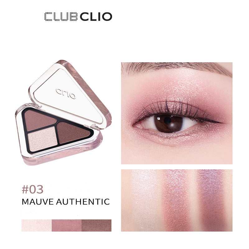 CLIO 3-Color Essential Diamond Shimmer Eyeshadow Palette T4771