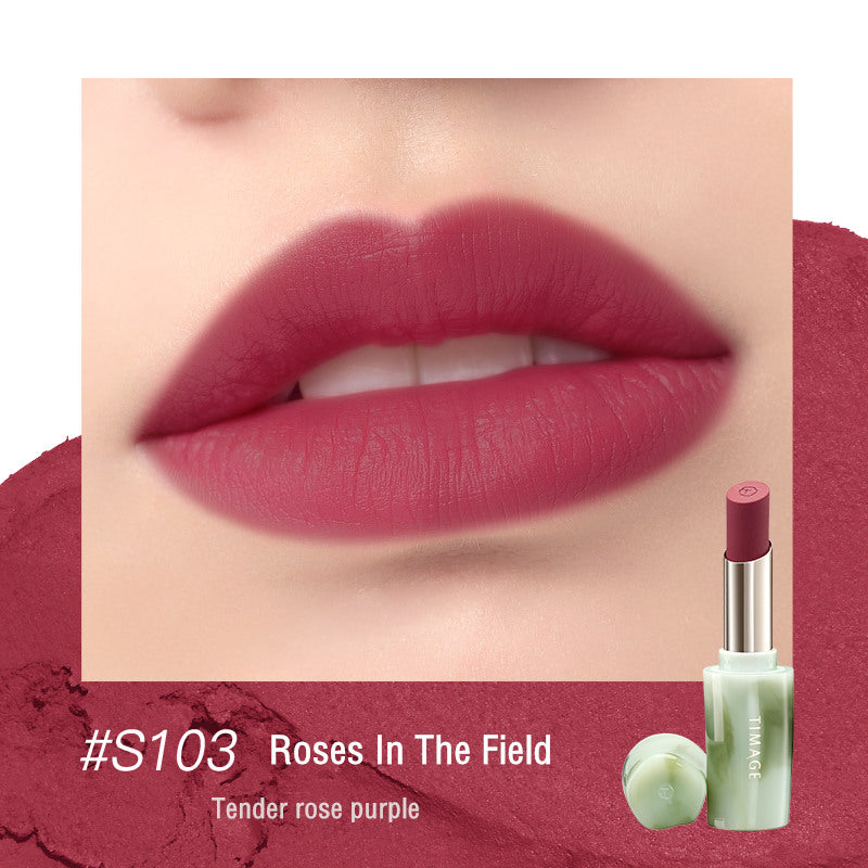 TIMAGE Green Jade Series Satin Matte Lipstick T3132
