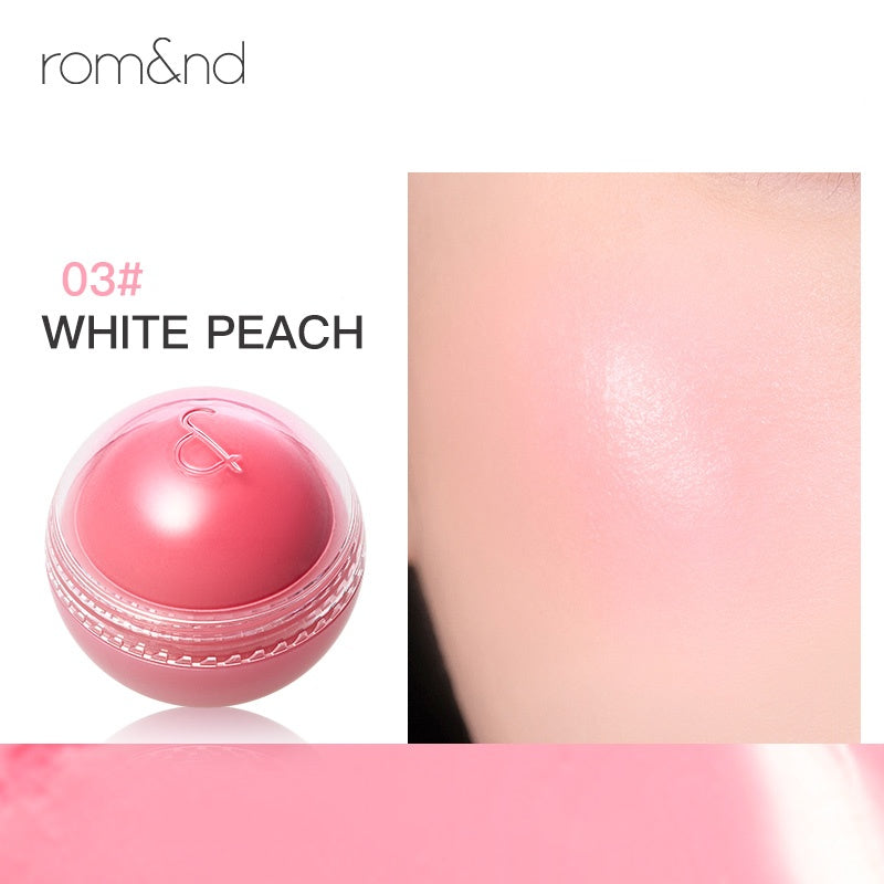 ROMAND Juicy Roll Cheek Glossy Makeup Blusher Ball T4838