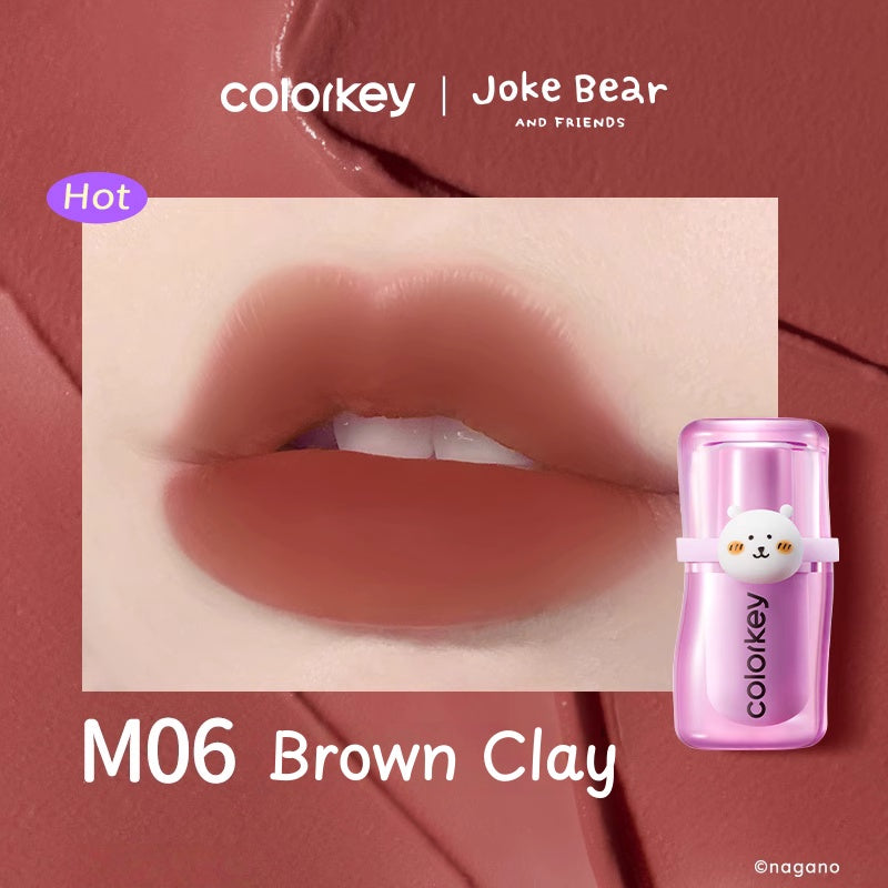 COLORKEY X Joke Bear And Friends Collection Moist Matte Lip Glaze T5286