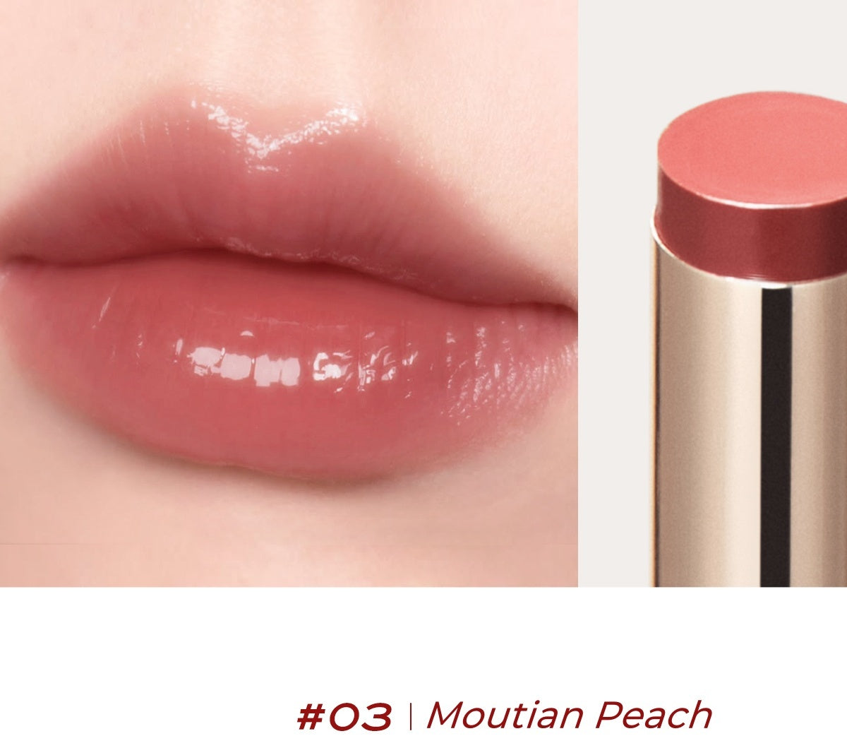 CAREMILLE Moisture Long-wear Sheer Glow Glossy Lipstick T5049