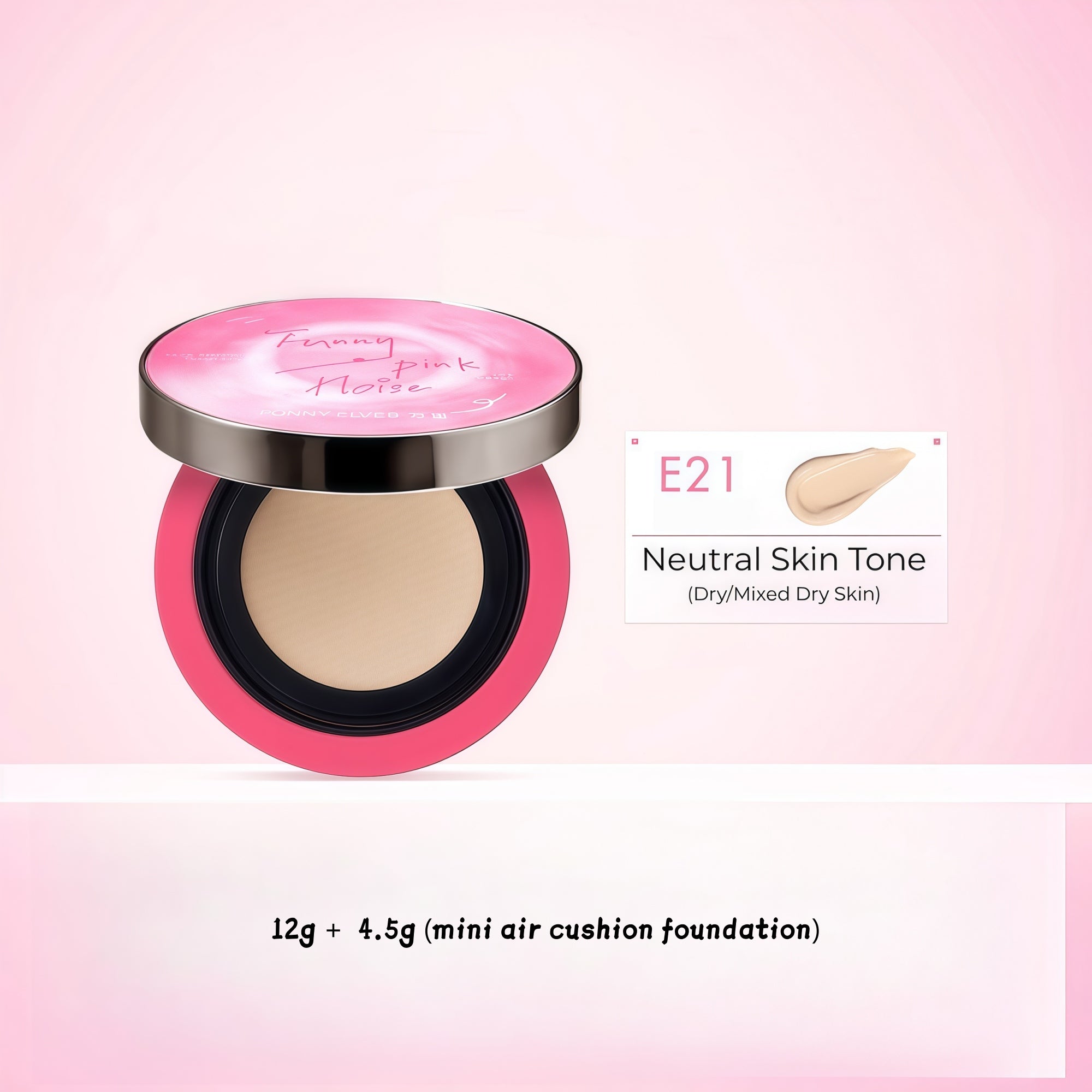Funny Elves Ling-wear Oil-control Moist Air Cushion Foundation (2.0) T5328