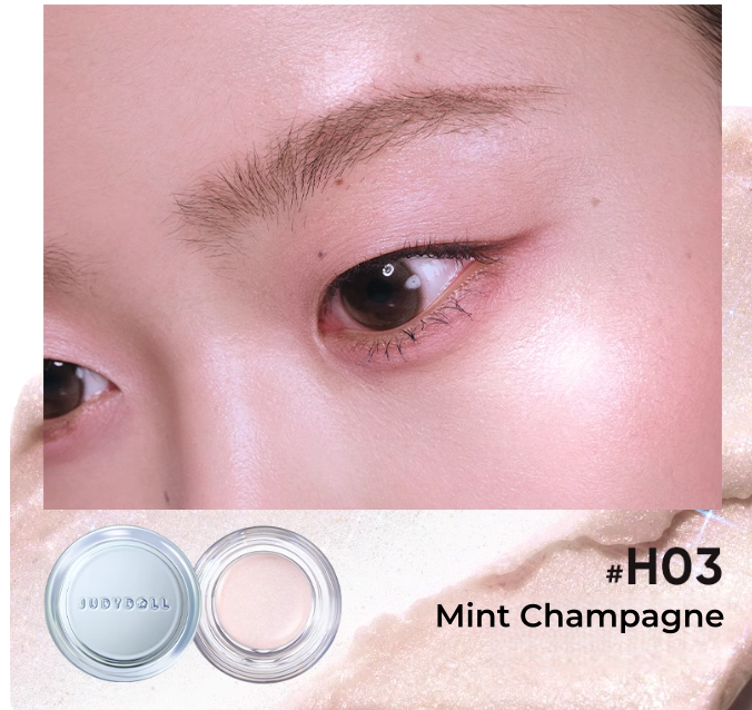 JUDYDOLL Long-wear Multi-use Glossy Luminous Highlighter Cream T5126