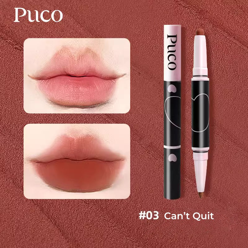 PUCO Moist Double-head Matte Lipstick Pen T5309