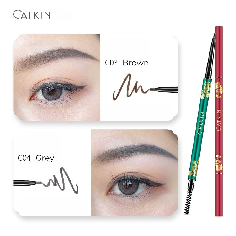 CATKIN Qing Ping Le Double-head Waterproof Eyebrow Pen 2 Pcs T5015