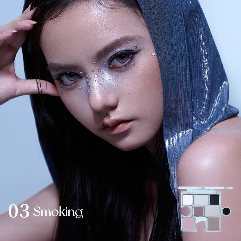 ORIGINAL ARTIST Pearlescent & Matte Smoky Eyeshadow Palette T5371