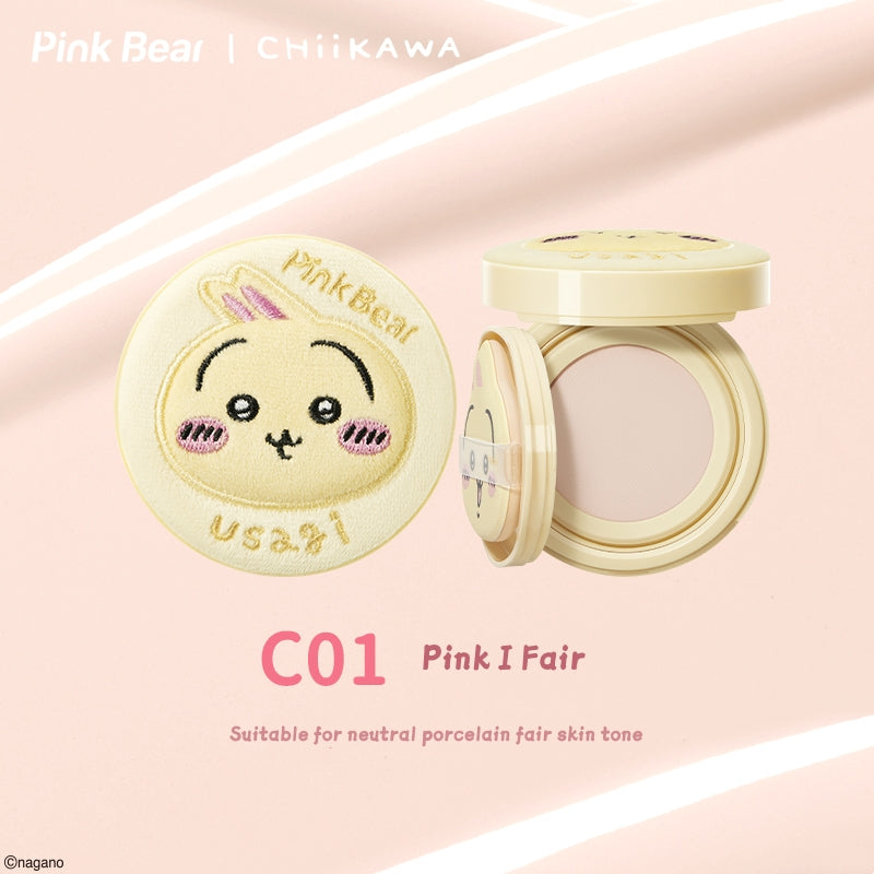 Pink Bear X CHIIKAWA Collection Concealer Air Cushion Foundation T5251
