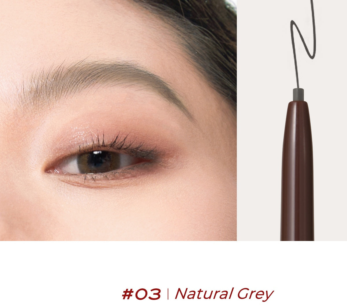 CAREMILLE Long-wear Double-head Fine Silky Eyebrow Pen T5056