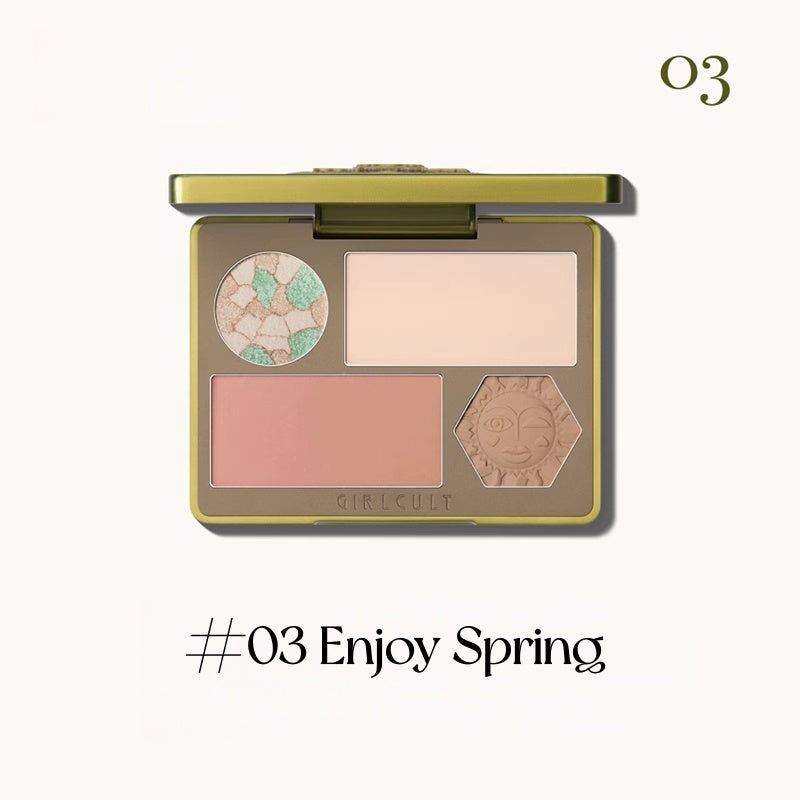 Girlcult Martial Arts World Collection All-in-One Makeup Palette T5395