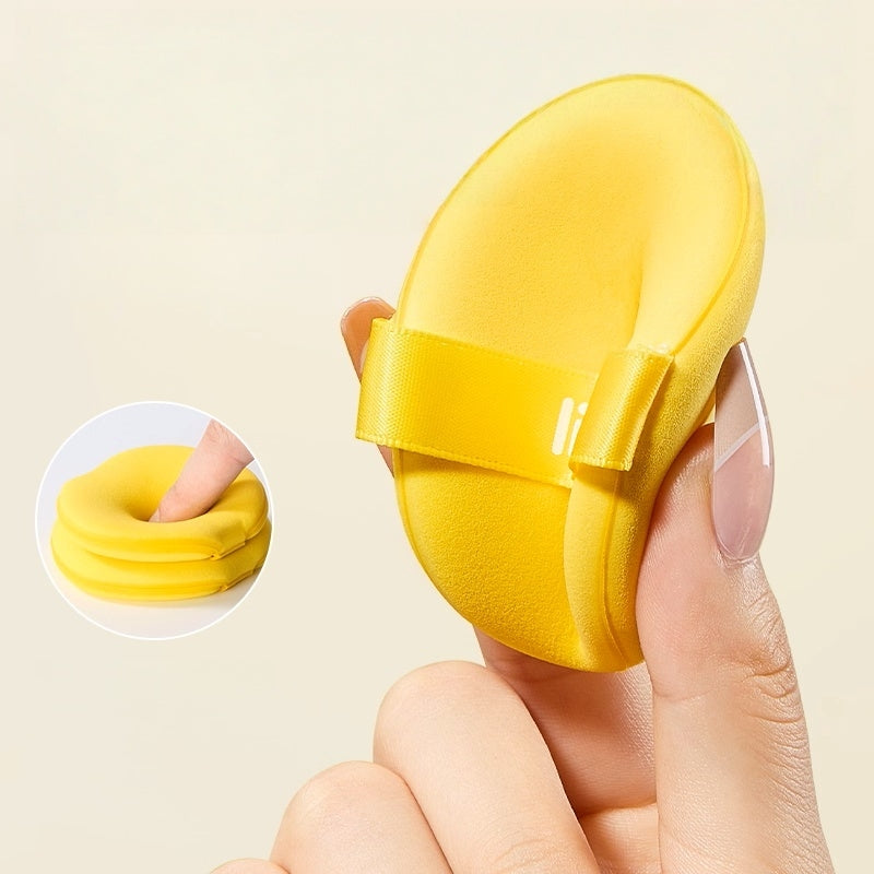 Lishu Wet & Dry Dual-use Soft Chip Powder Makeup Puff Set T5206