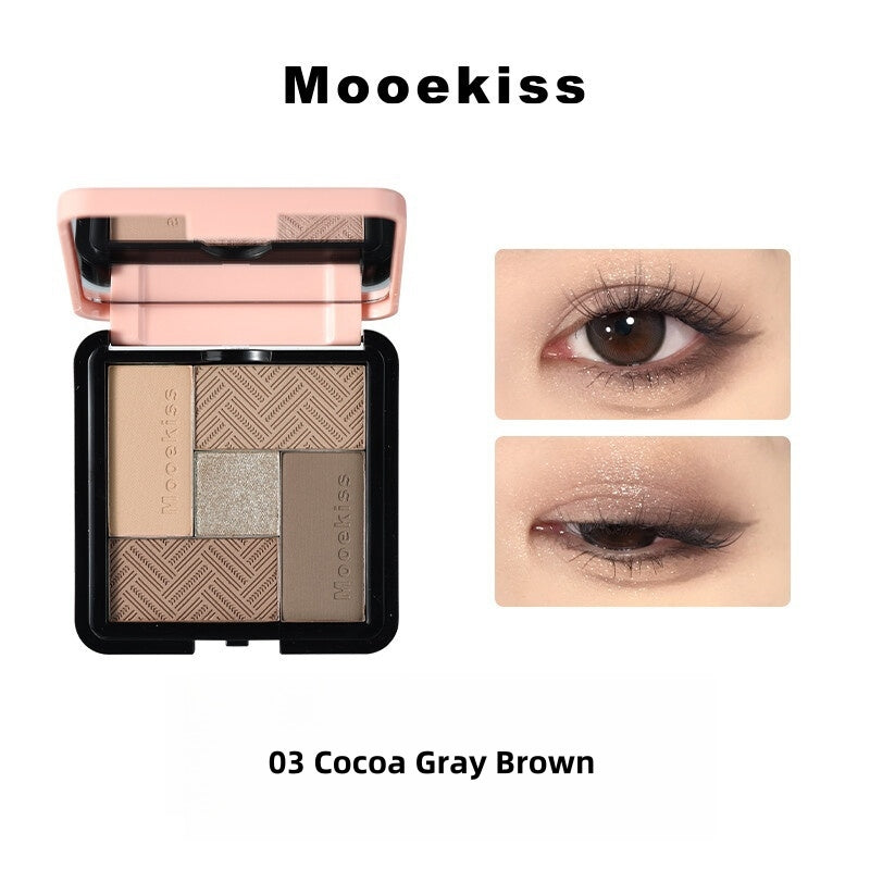 Mooekiss Soulmate Mat &amp; Perlemors Øjenskyggepalette T4567