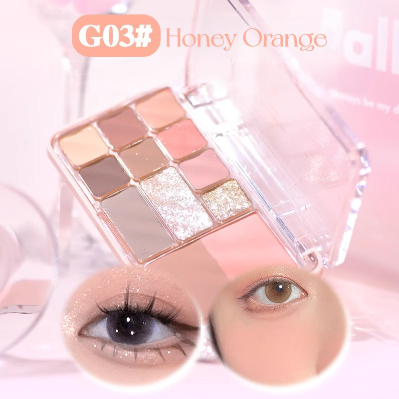 GOGO TALES Eyeshadow & Blusher & Contour Makeup Palette T5241