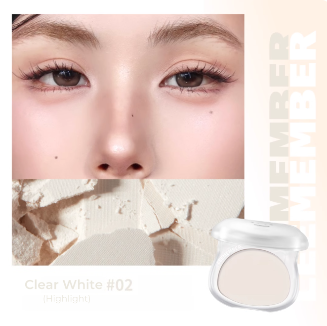 LEEMEMBER Little Bear Collection Matte Highlighter & Contour Powder T5131