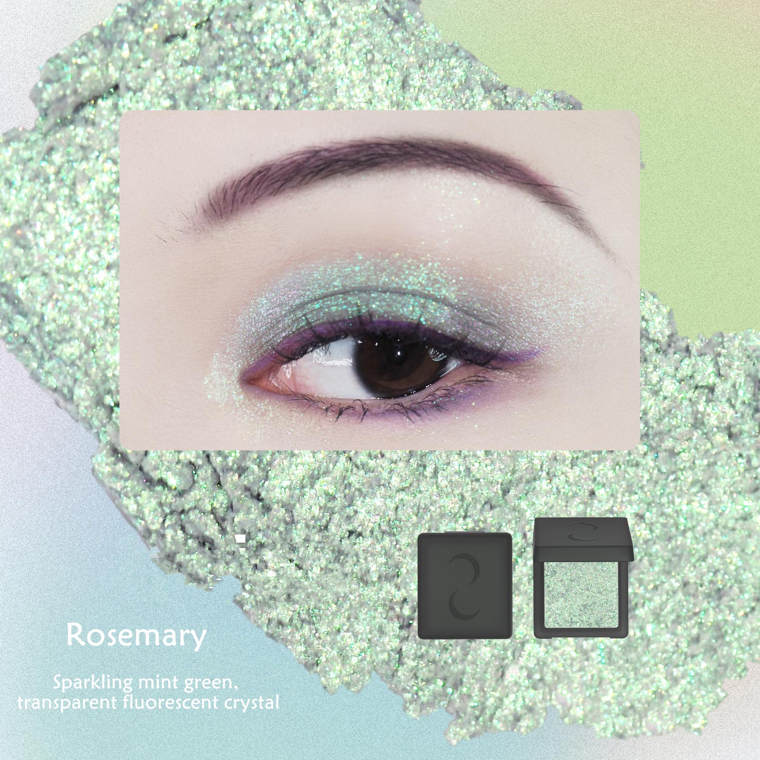 DRAMO Moon Season Pearlescent & Chameleon Monochrome Eyeshadow T4021