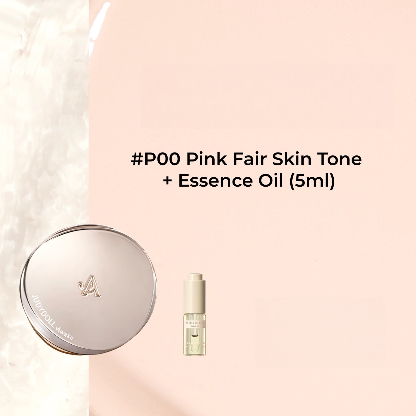 JUDYDOLL Awake Collection Concealer Truffle Essence Air Cushion Foundation SPF50 PA++++ T5460