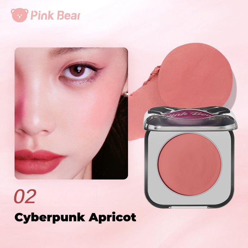 PINK BEAR Y2K Soft Waxy Mono Matte Blusher Cream T4317