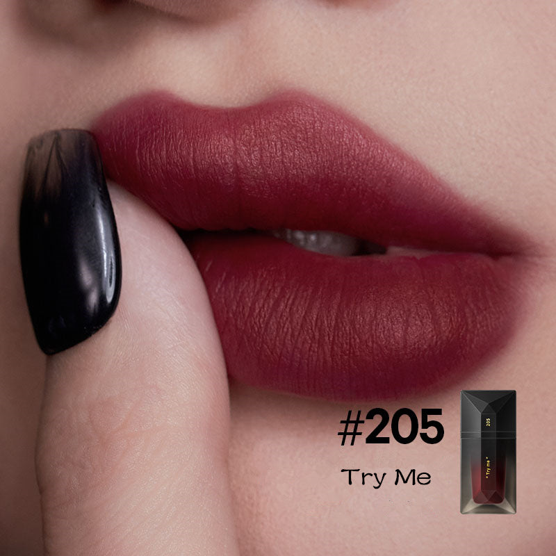Perfect Diary Mysterious Black Veil Readme Velvet Matte Lip Gloss T3850