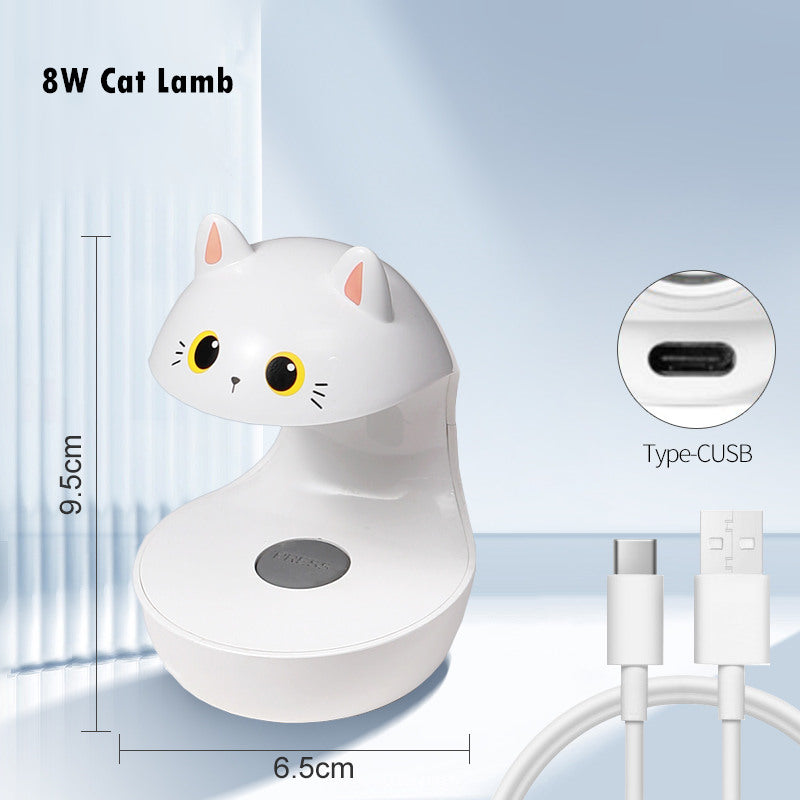 KaSi 8W LED UV Mini Nail Lamp For Gel Polish & Extension Gel T3297