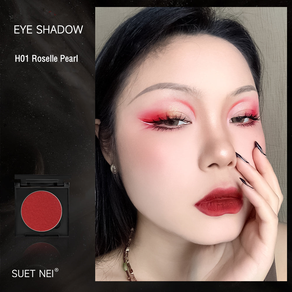 SUET NEI Retro Red Series Monochrome Matte Eyeshadow T3911