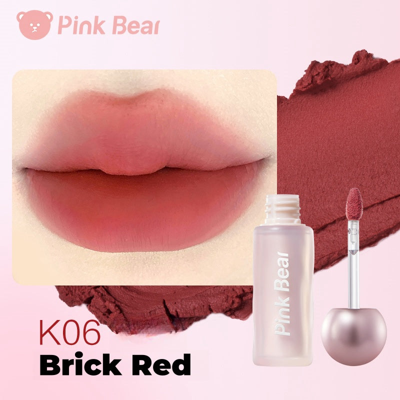 PINK BEAR Long-wear Silky Ceamy Matte Lip Mud T4313