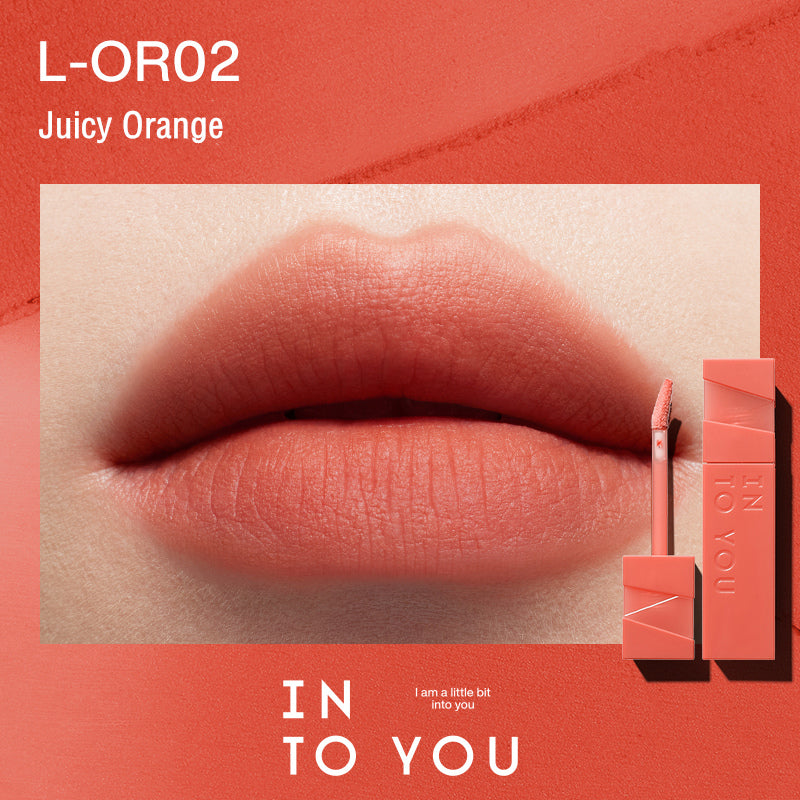 INTO YOU Printed Color Series Soft Mist Velvet Matte Lip Glaze T3211