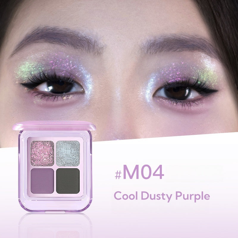 GELLA'S Color Phantom 4-color Chameleon Eyeshadow Palette T4583