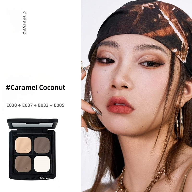 QianYan Fantasy Color 4 Colors Eyeshadow Palette T4436