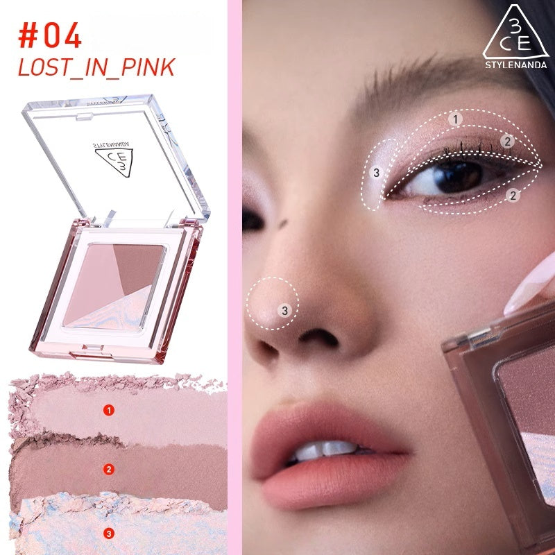 3CE 3-color Color Grid Eyeshadow Palette T5181