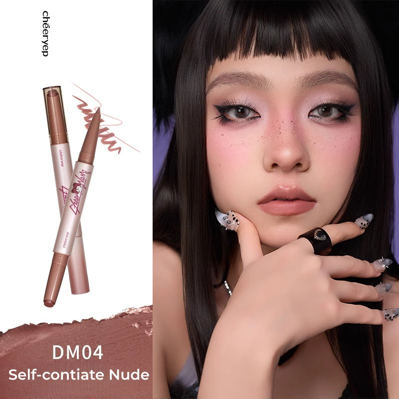QianYan X DODONAMI Double-head Matte Lipstick Pen T5317