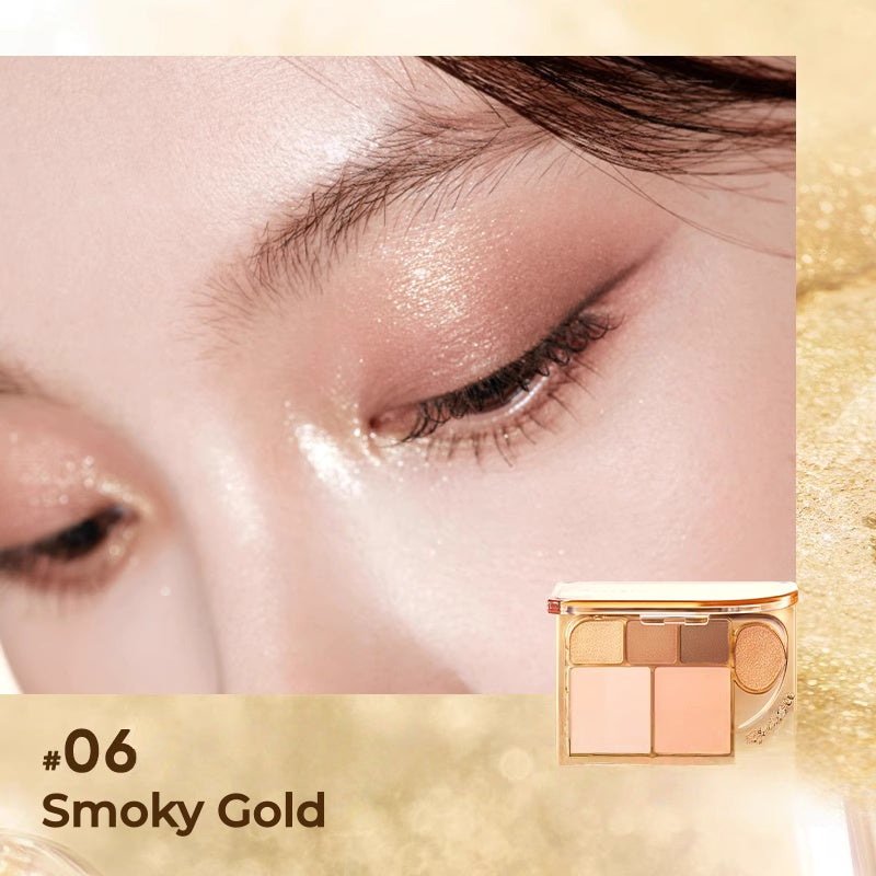 JUDYDOLL Gold Vibe Collection Lipstick & Eyeshadow & Contour