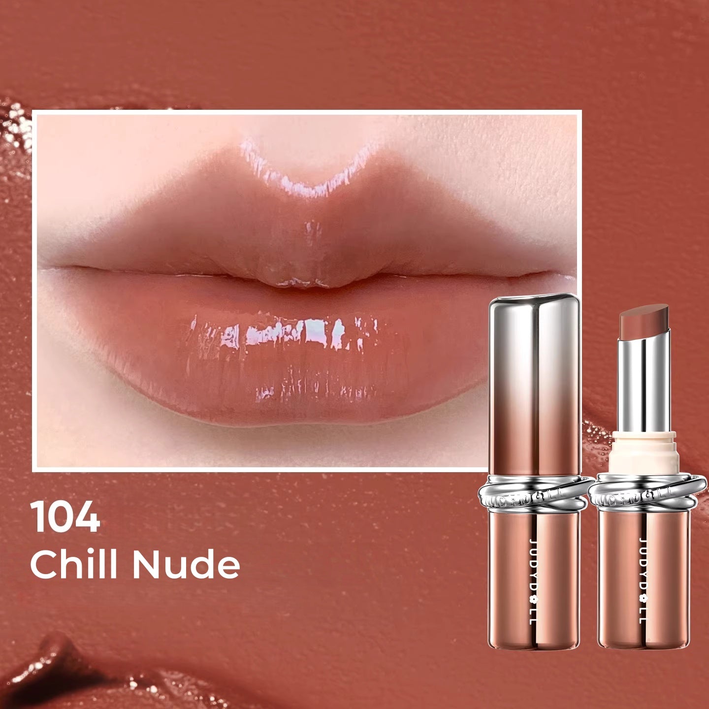 JUDYDOLL Long-wear Moist Collagen Essence Glossy Lipstick T5277