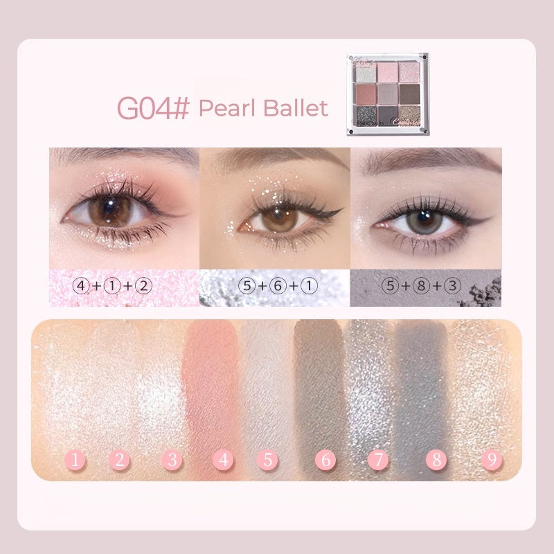 GOGO TALES Magnetic Sliding Cover Smoky Eyeshadow Palette T5234