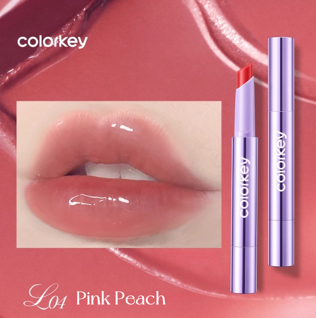 COLORKEY Purple Tube Long-wear Moist Glossy Lipstick T5188