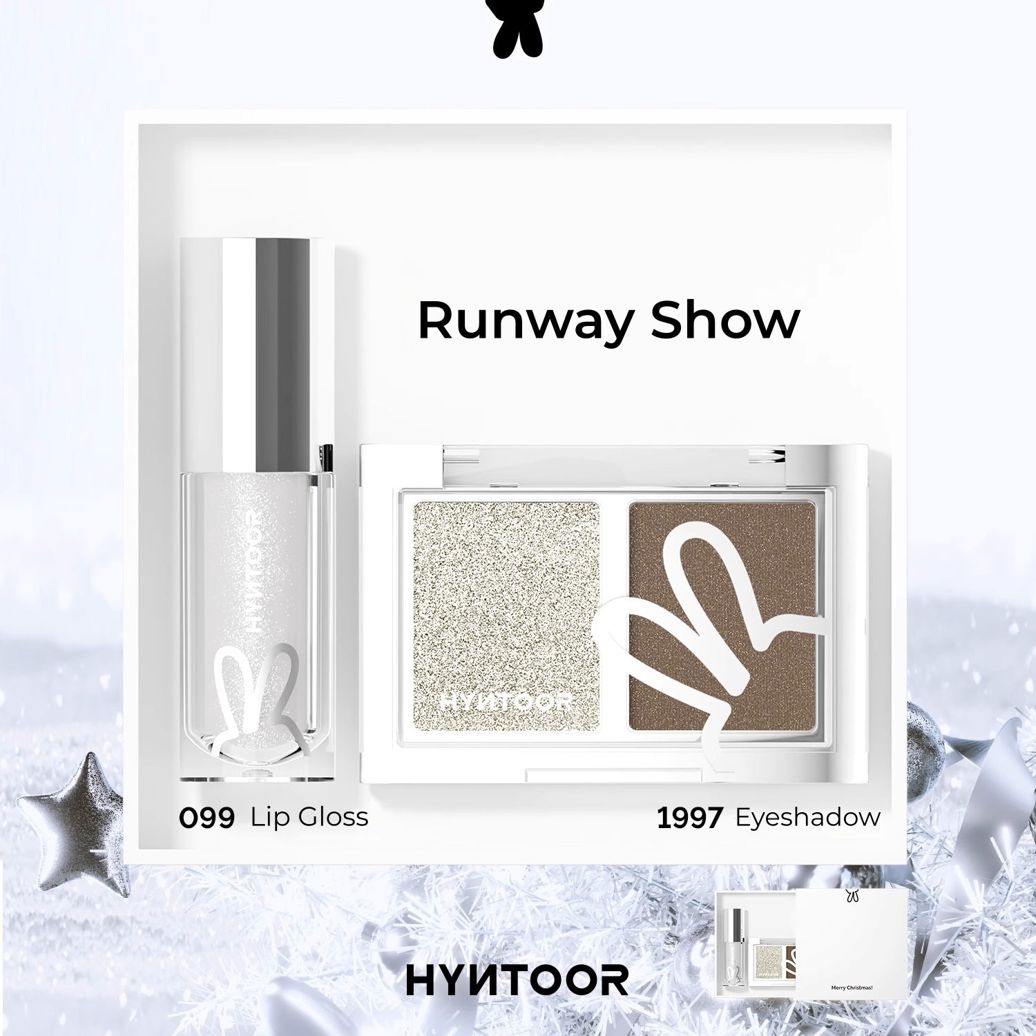 HYNTOOR Christmas Collection Eyeshadow & Lip Gloss Gift Box T5324