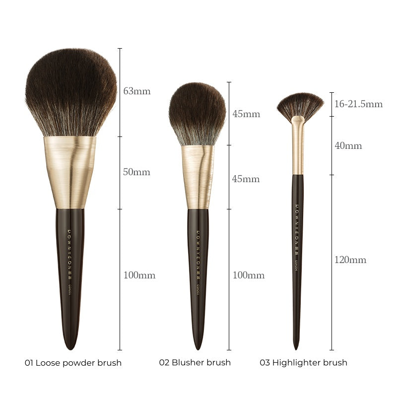 ROWNYEON Gosang Flower Professional Makeup Brush 10 Pcs Set T4992