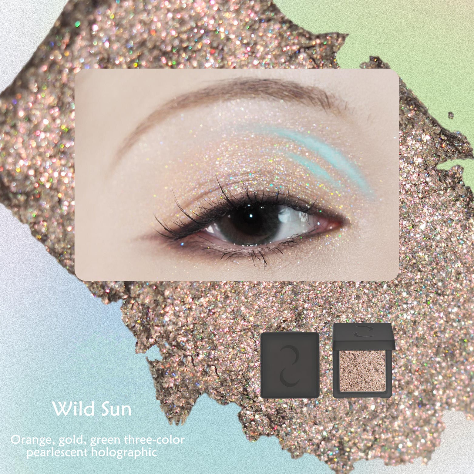 DRAMO Moon Season Pearlescent & Chameleon Monochrome Eyeshadow T4021