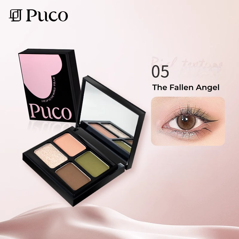 PUCO Live Up To World Collection 4-Color Eyeshadow Palette T5311