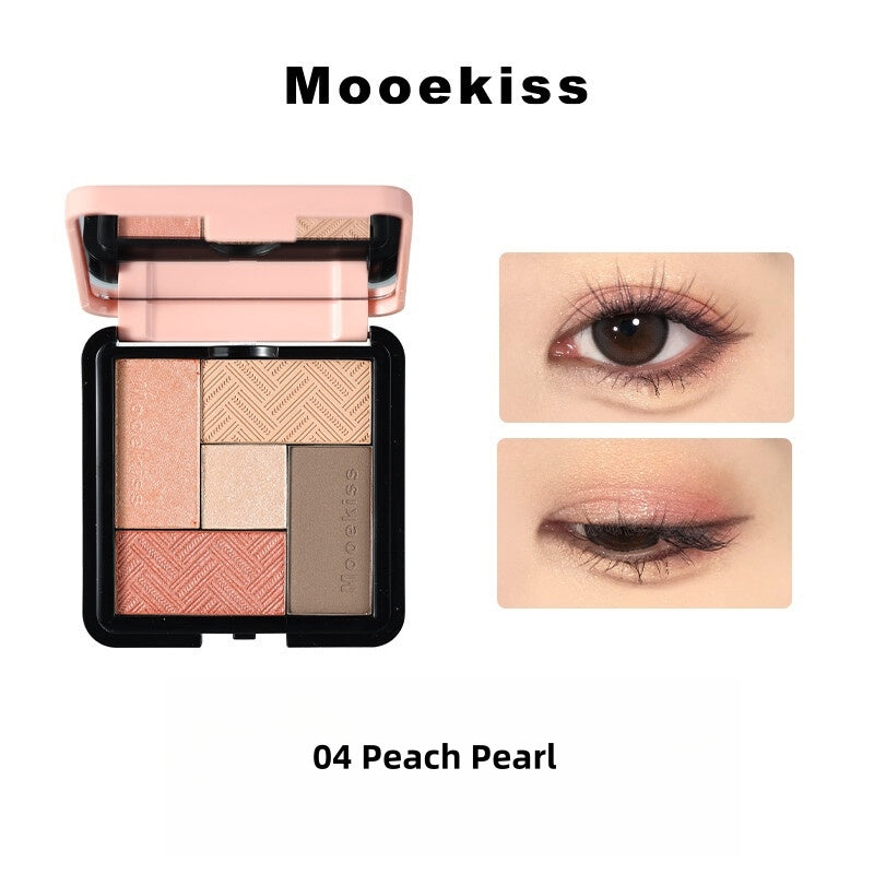Mooekiss Soulmate Mat &amp; Perlemors Øjenskyggepalette T4567