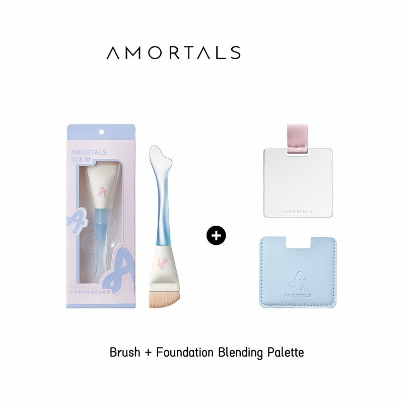AMORTALS Fishtail Arc-shaped Foundation Makeup Brush T4611