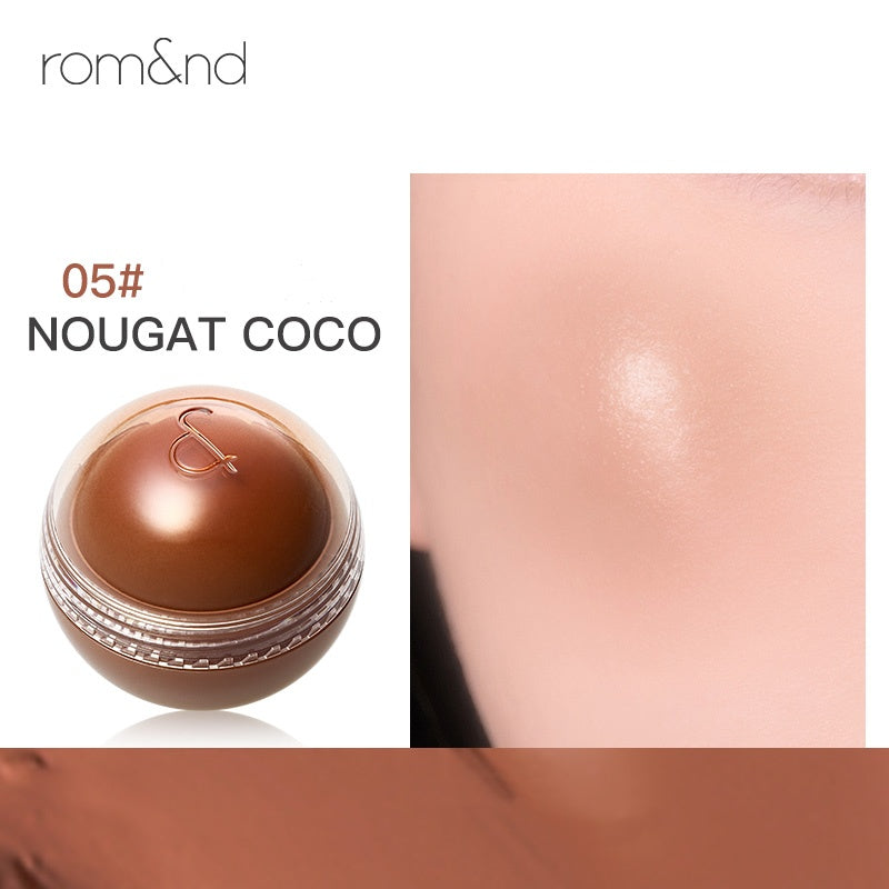 ROMAND Juicy Roll Cheek Glossy Makeup Blusher Ball T4838