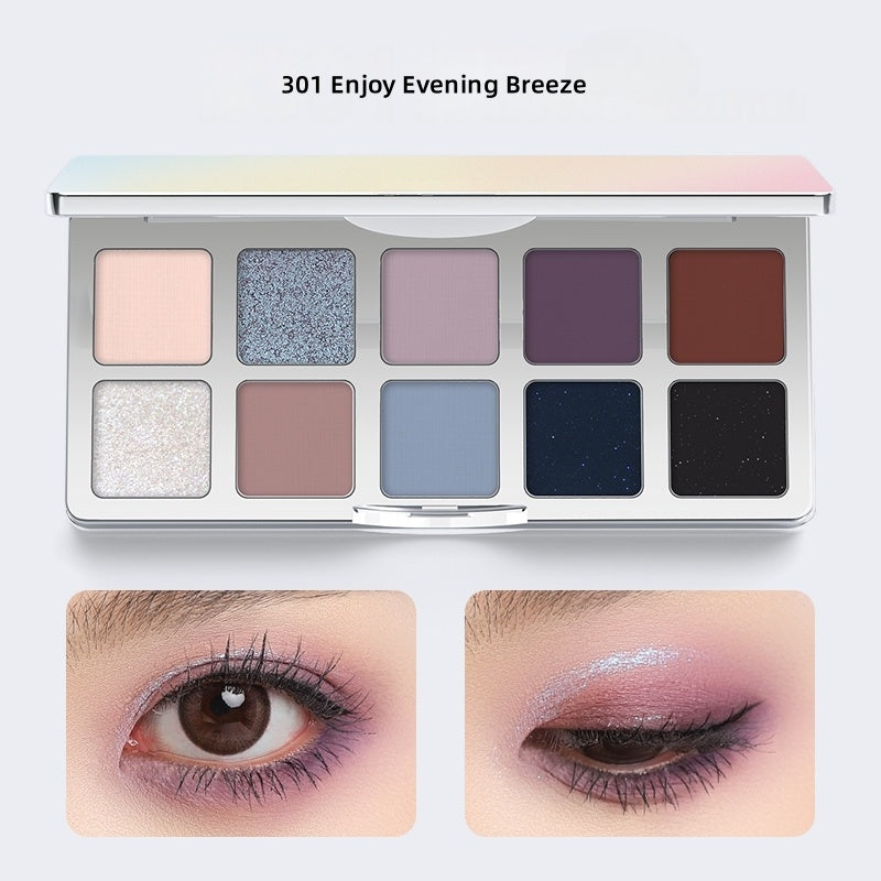 SheDella Colorful Dream 10-Color Eyeshadow Palette T4434