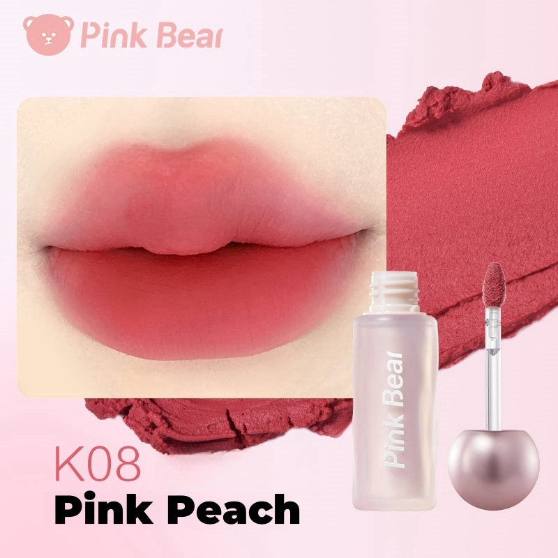 PINK BEAR Long-wear Silky Ceamy Matte Lip Mud T4313
