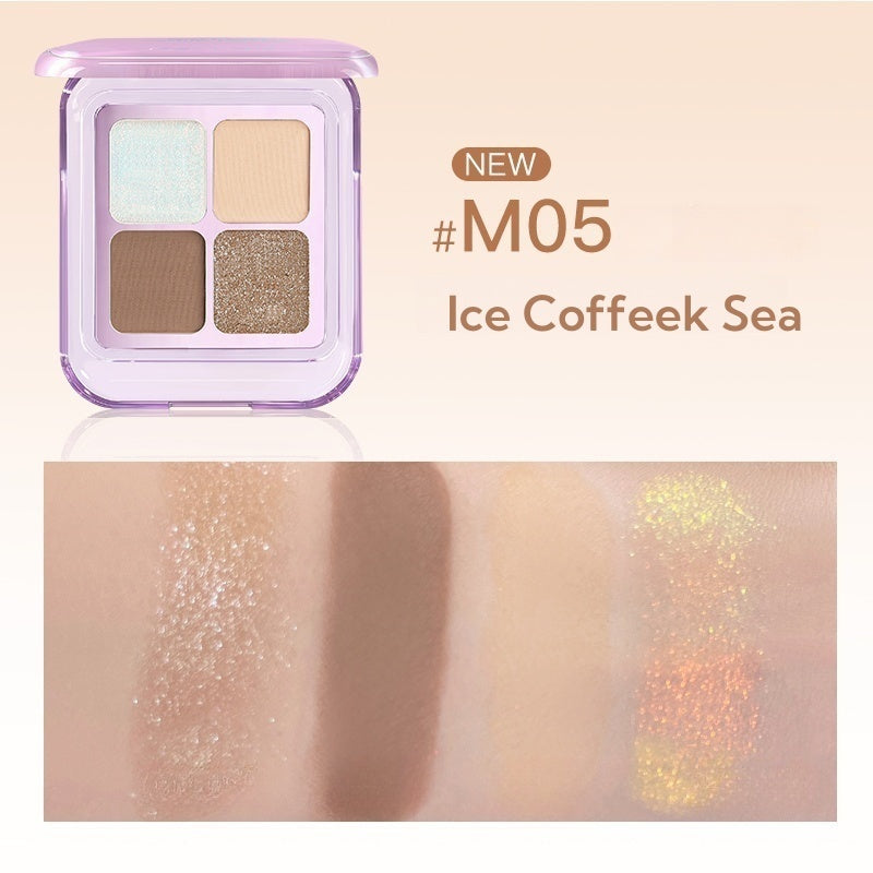 GELLA'S Color Phantom 4-color Chameleon Eyeshadow Palette T4583