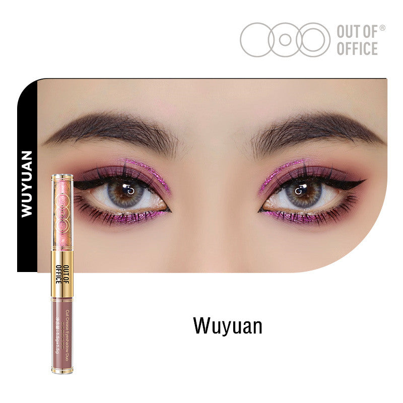OUT-OF-OFFICE Double-Headed Matte Liquid Eyeshadow T3764
