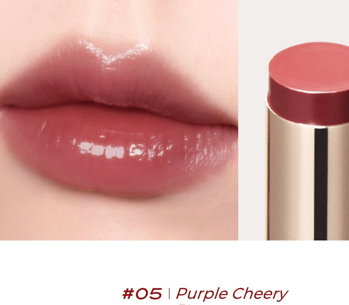 CAREMILLE Moisture Long-wear Sheer Glow Glossy Lipstick T5049