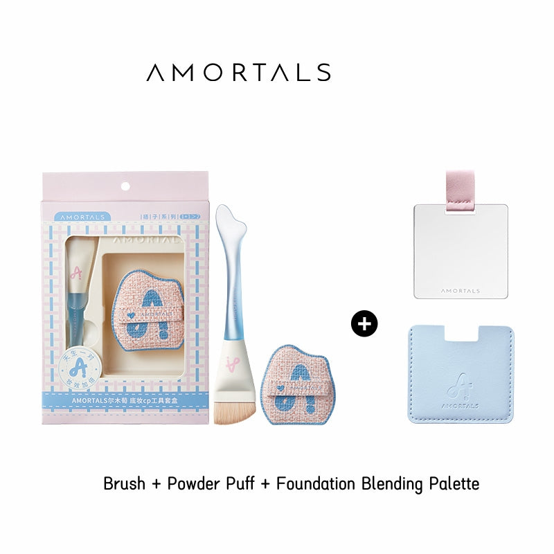 AMORTALS Fishtail Arc-shaped Foundation Makeup Brush T4611