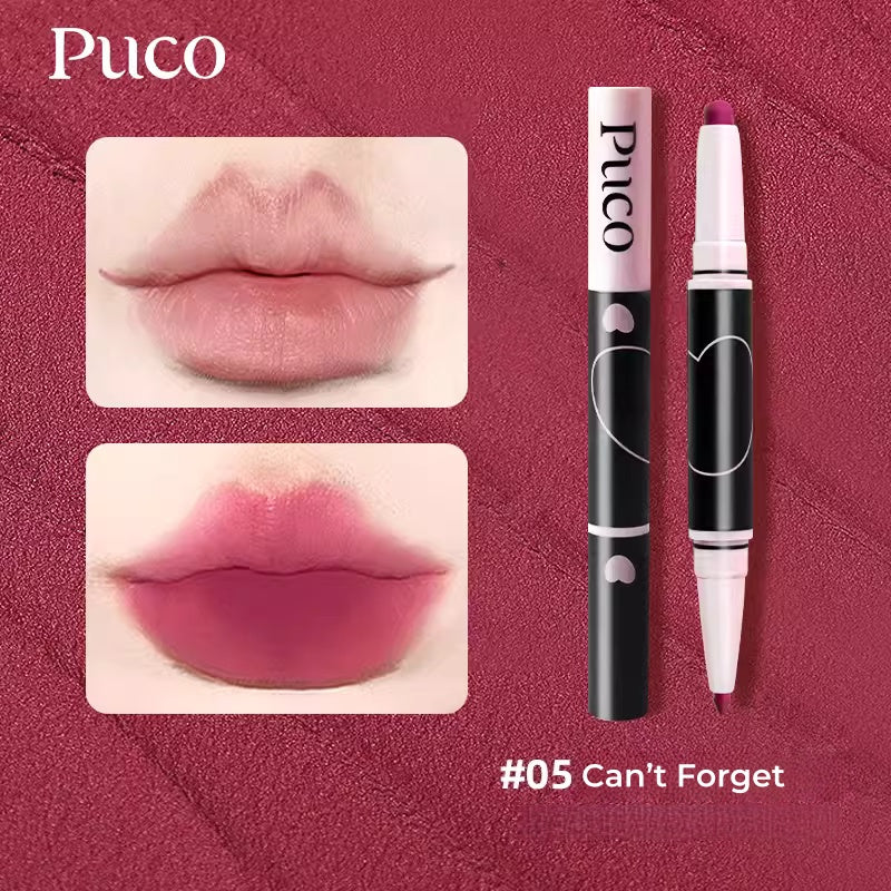 PUCO Moist Double-head Matte Lipstick Pen T5309
