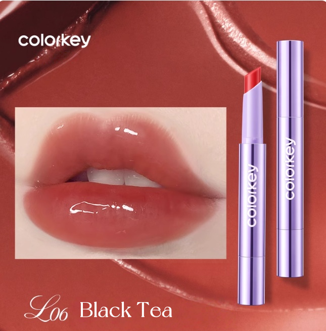 COLORKEY Purple Tube Long-wear Moist Glossy Lipstick T5188